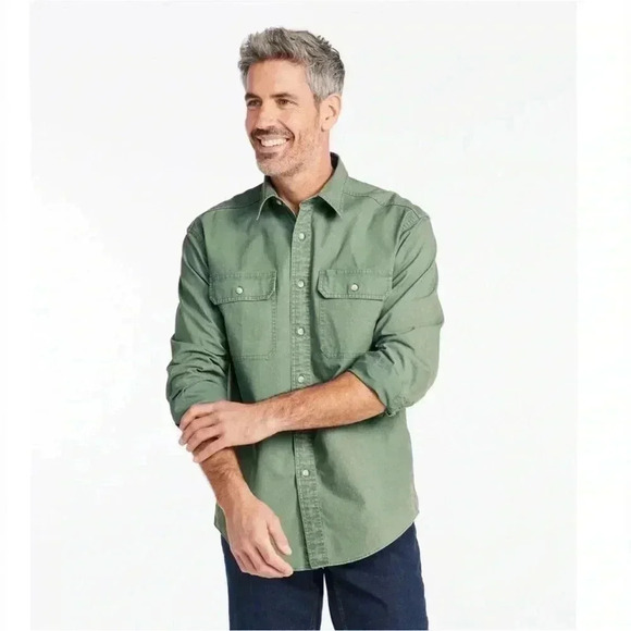 L.L. Bean Other - LL Bean Sunwashed Canvas Shirt XL